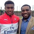 Alex Iwobi and Jay Jay Okocha