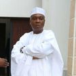Dino Melaye (left) and the Senate President Bukola Saraki