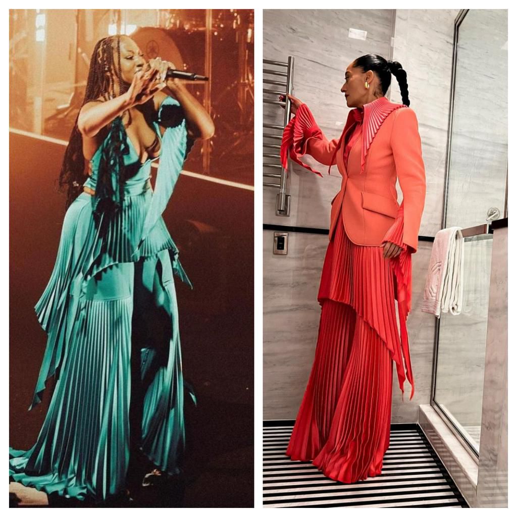 Tracee and Tems [Instagram]