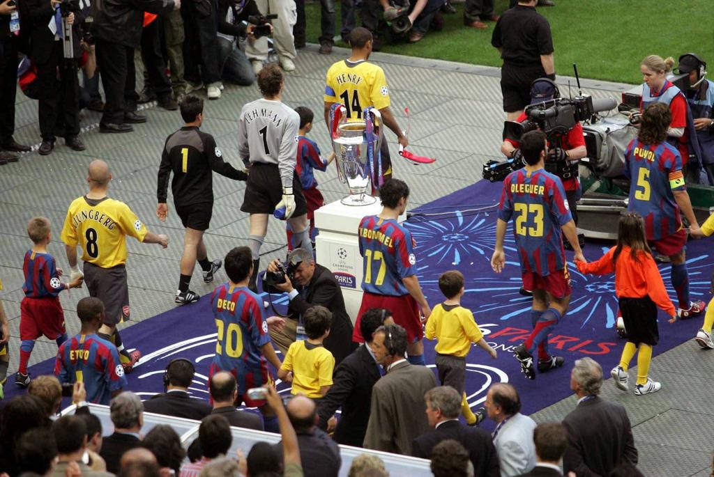 Barcelona and Arsenal faced off in the 2006 UCL final at Stade De France