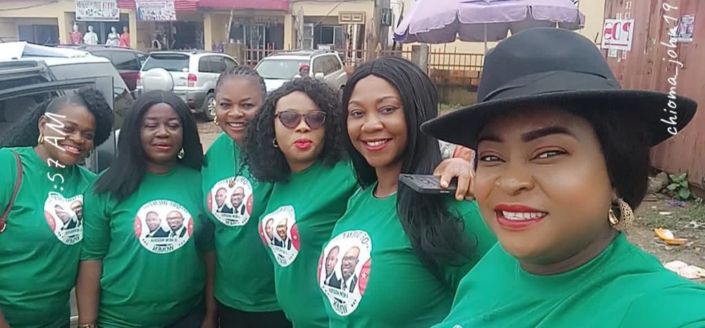 Peter Obi supporters throng Abuja streets for Obidient march .