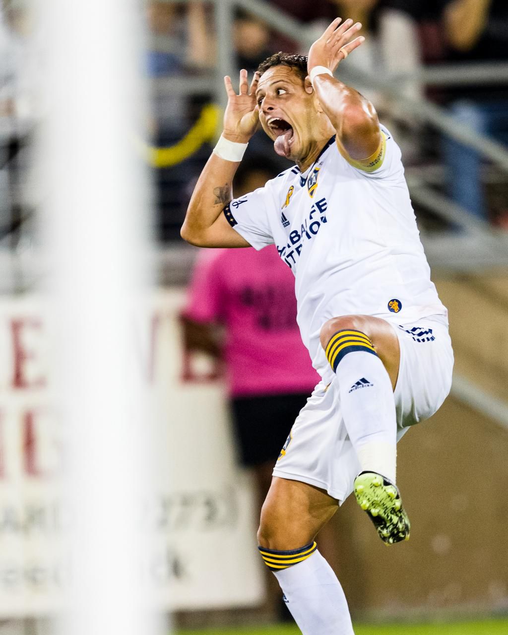 Javier Hernandez celebrated his goals like a clown to mock San Jose fans.