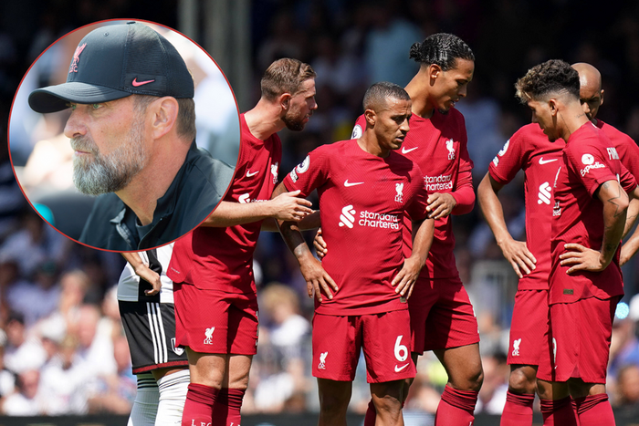 Jurgen Klopp berates Liverpool stars following draw at Fulham