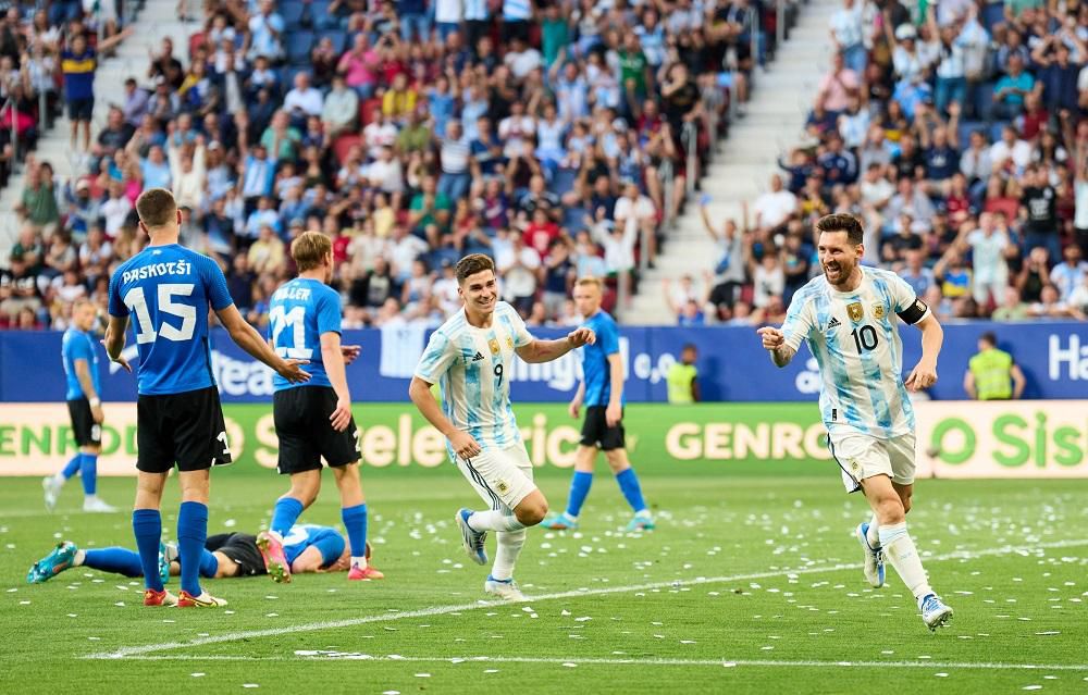 Reactions as Messi scored 5 goals for Argentina against Estonia