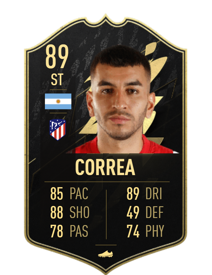 Angel Correa FIFA TOTW Card
