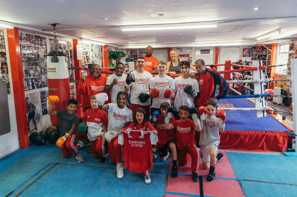 Saka models new Arsenal home jersey