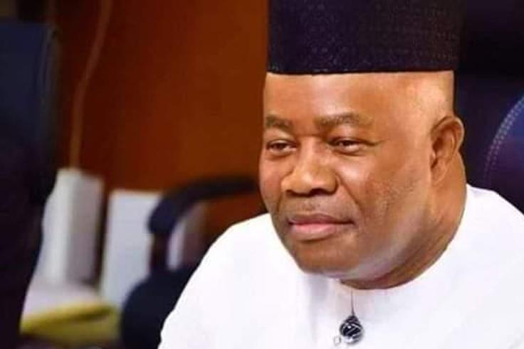 Minister of Niger Delta Affairs, Senator Godswill Akpabio. [Twitter/@CHYCHYCHUKWU]
