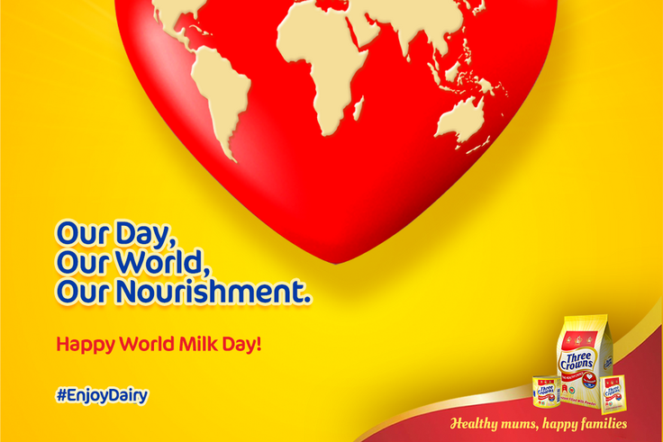 World Milk Day: Three Crowns serves consumers, shoppers healthy breakfast