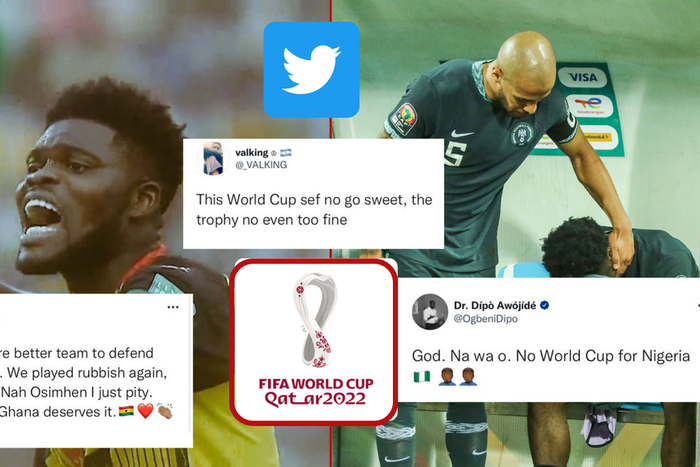Social media reactions as Nigeria lose World Cup ticket to Ghana in Jollof Derby finale