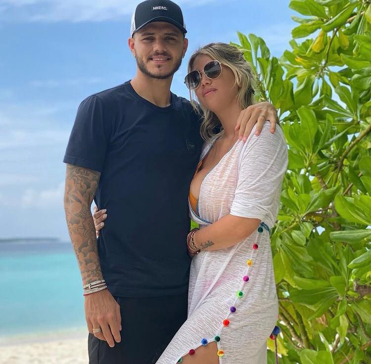 Mauro Icardi and Wanda Nara