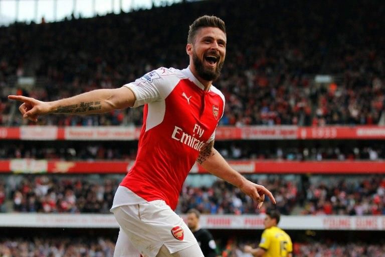 Arsenal's Olivier Giroud was also part of the France side that reached the Euro 2016 final but lost to Portugal in extra-time