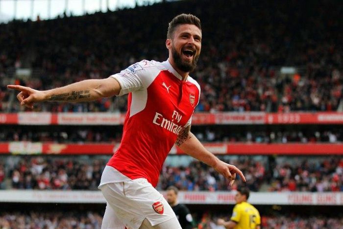 Arsenal's Olivier Giroud was also part of the France side that reached the Euro 2016 final but lost to Portugal in extra-time