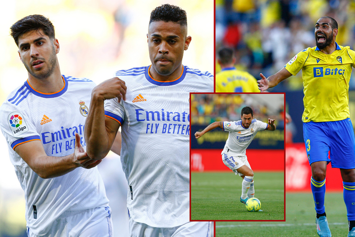 Real Madrid held at home to Cadiz on as Eden Hazard returned to action on Sunday in La liga