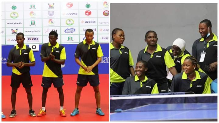 The victorious Nigerian teams.