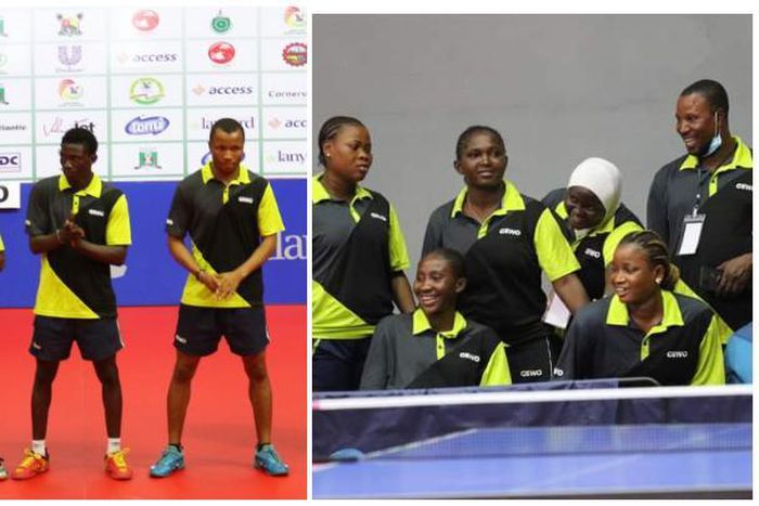 The victorious Nigerian teams.