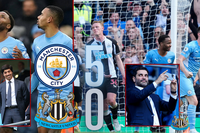 Social media reactions to Manchester City's demolition of Newcastle ias the Cityzens take charge of  premier league title race