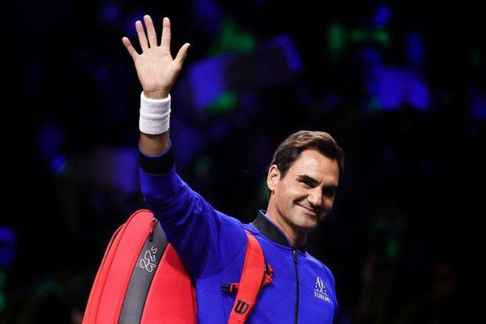 Federer is saying goodbye to the game of tennis