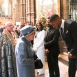 Anthony Joshua with Queen Elizabeth