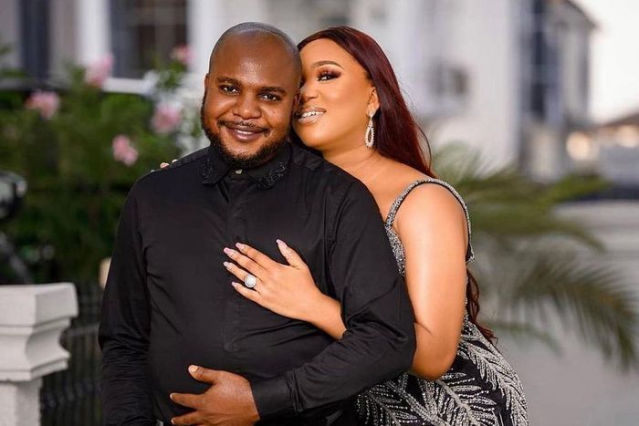 Sandra Iheuwa and her estranged husband Steve Thompson [Instagram/MimiWilfred]