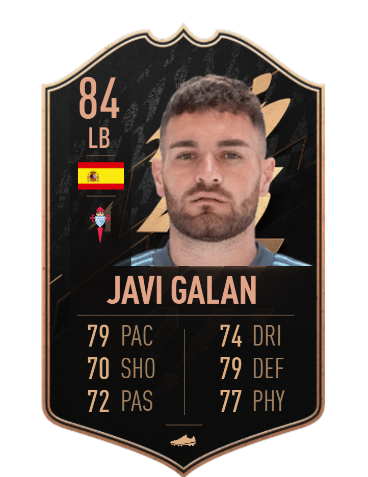 Javi Galán FIFA TOTW Card
