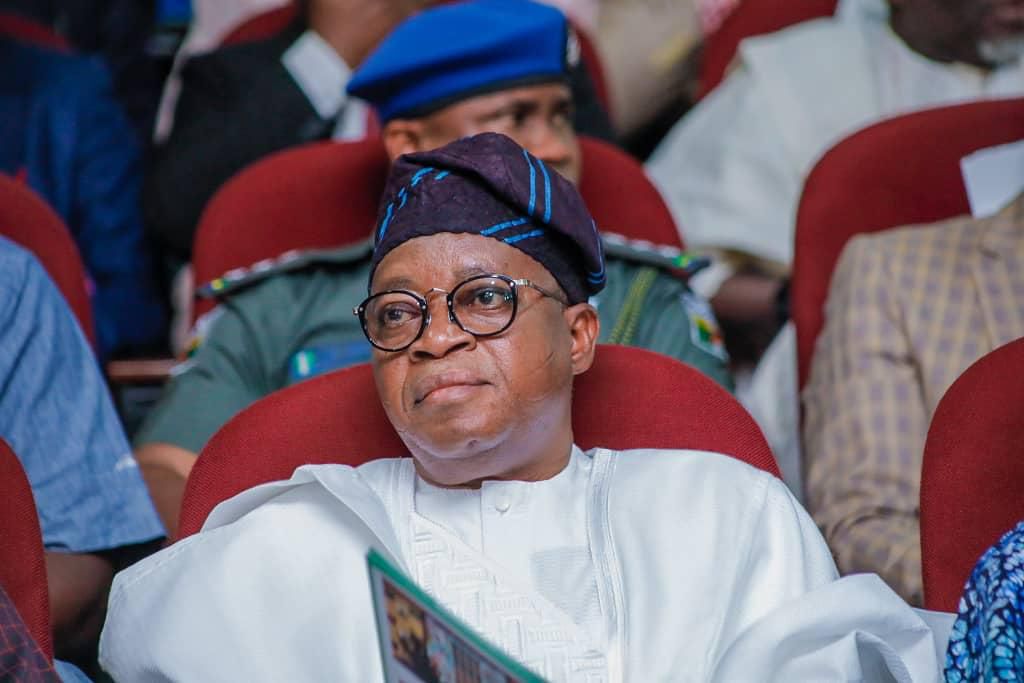 Osun has the third highest number of coronavirus cases (14) in Nigeria as of April 1. Pictured: Osun governor, Gboyega Oyetola, has ordered a two-week lockdown [Twitter/GboyegaOyetola]