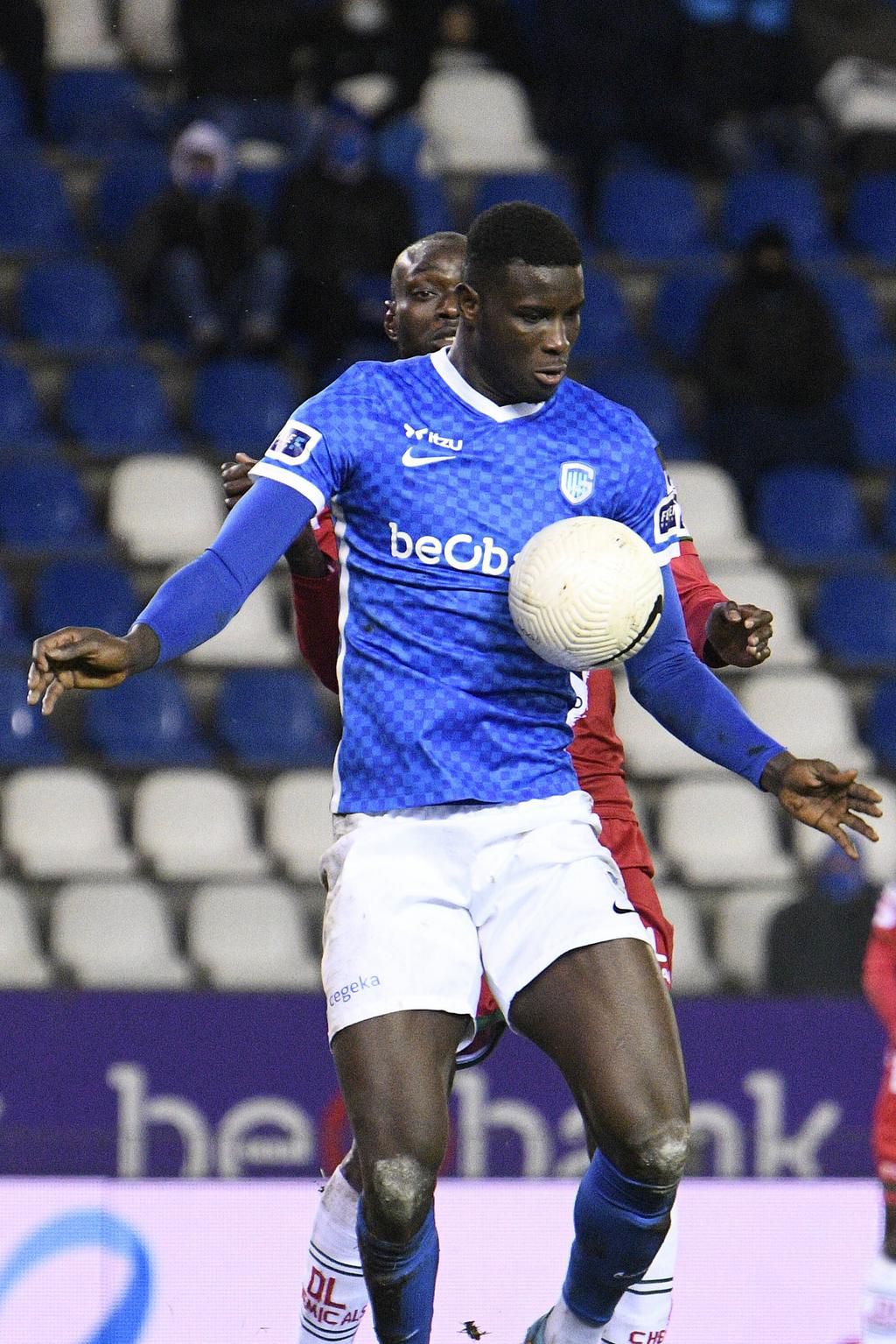 Onuachu was on target for Genk in their last game against Zulte Waregem