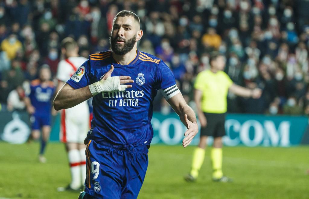 Karim Benzema scored the winner for Real Madrid against Rayo Vallecano on Saturday night