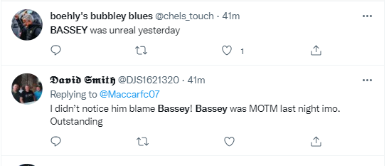 Reactions to Calvin Bassey after Rangers lost to Frankfurt