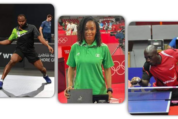 Quadri Aruna, Olufunke Oshonaike and Segun Toriola. (From R-L).