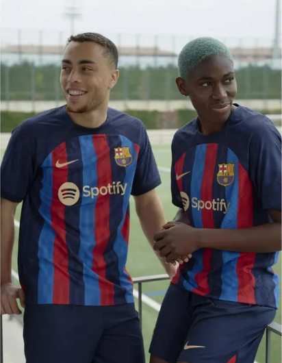 Asisat Oshoala models new Barcelona home jersey for 2022/23 season