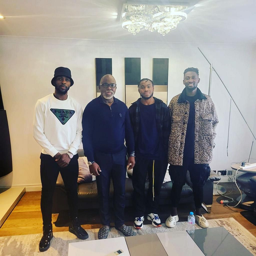 Pinnick met with Super Eagles players