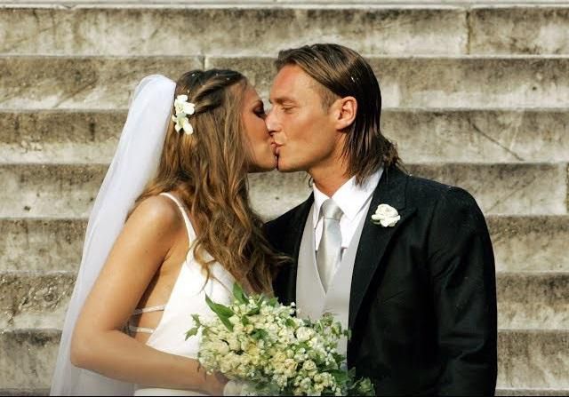 Totti and Blasi's wedding in 2015