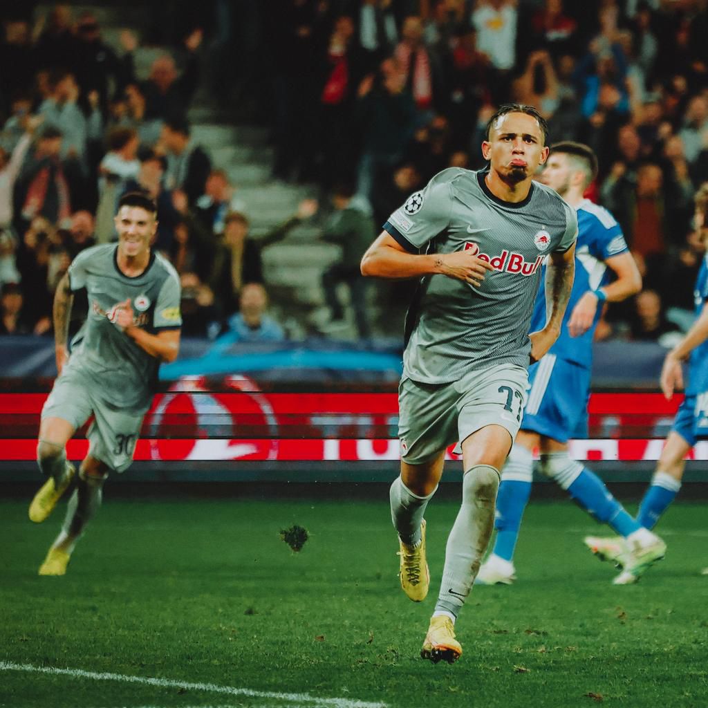 Okafor has scored all Salzburg's goals this season in the UCL.