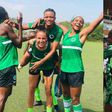 Ashleigh Plumptre celebrates Super Falcons 4th place WAFCON finish