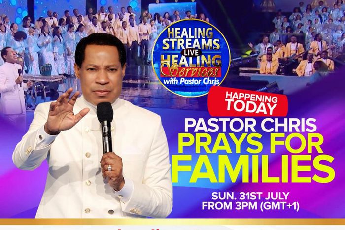 Grand finale: Pastor Chris prays for families on #HealingStreamLive Healing Services