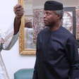 Former President, Olusegun Obasanjo and Vice President, Yemi Osinbajo. (Daily Trust)