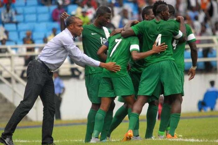 Sunday Oliseh with Super Eagles