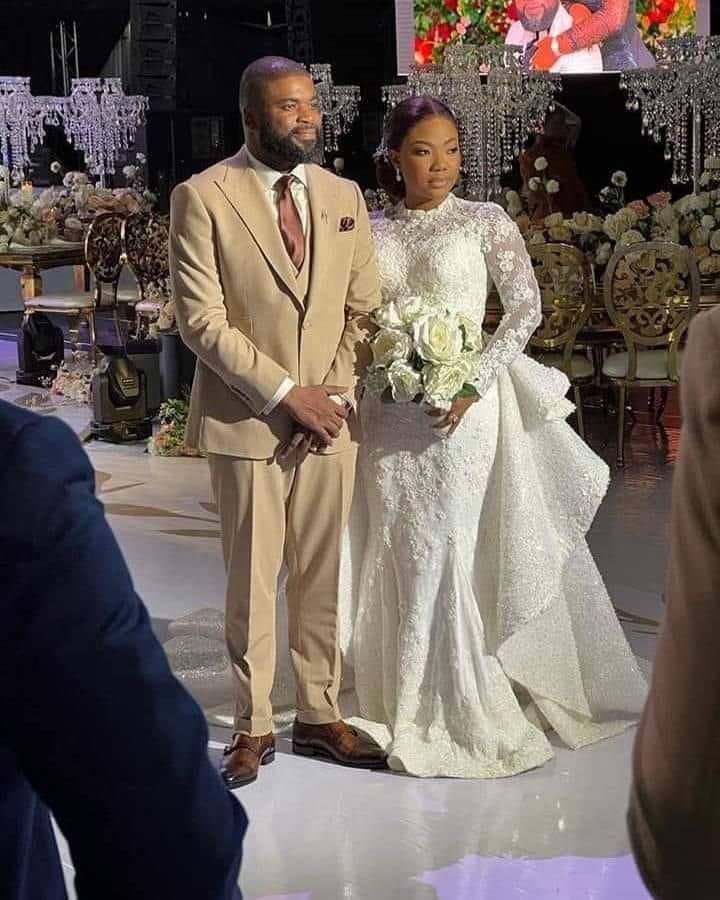 Nigerian music star Mercy Chinwo and her hubby Blessed