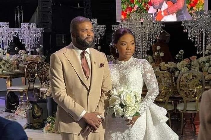 Nigerian music star Mercy Chinwo and her hubby Blessed