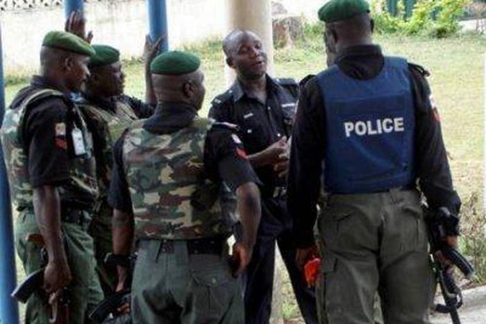 Nigerian Police officers.