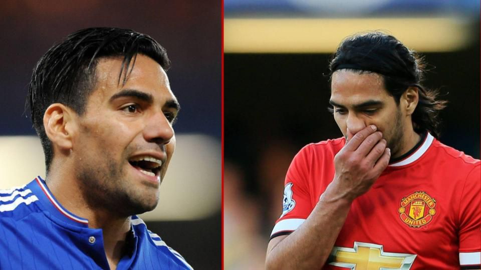 Radamel Falcao flopped on loan at Manchester United and Chelsea in consecutive seasons