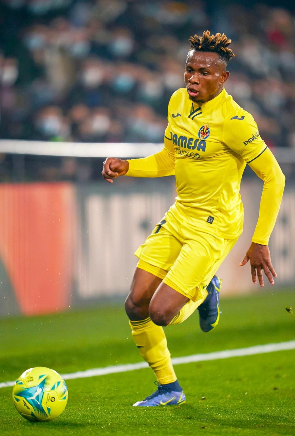 Chukwueze completed the most dribbles against Levante.