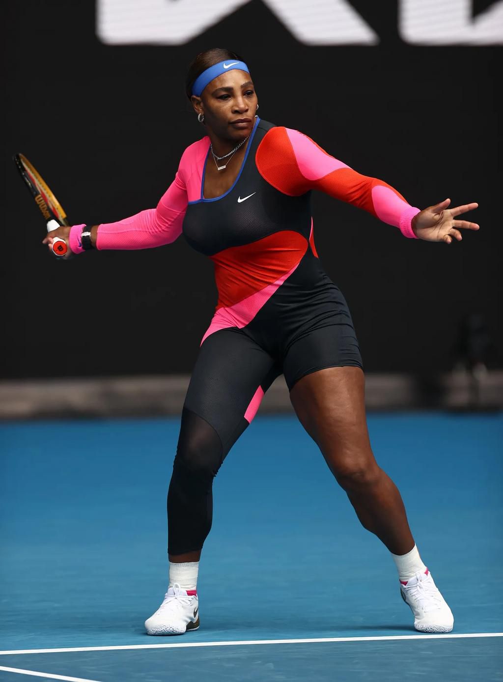 Serena's colorful unitard [GettyImages]