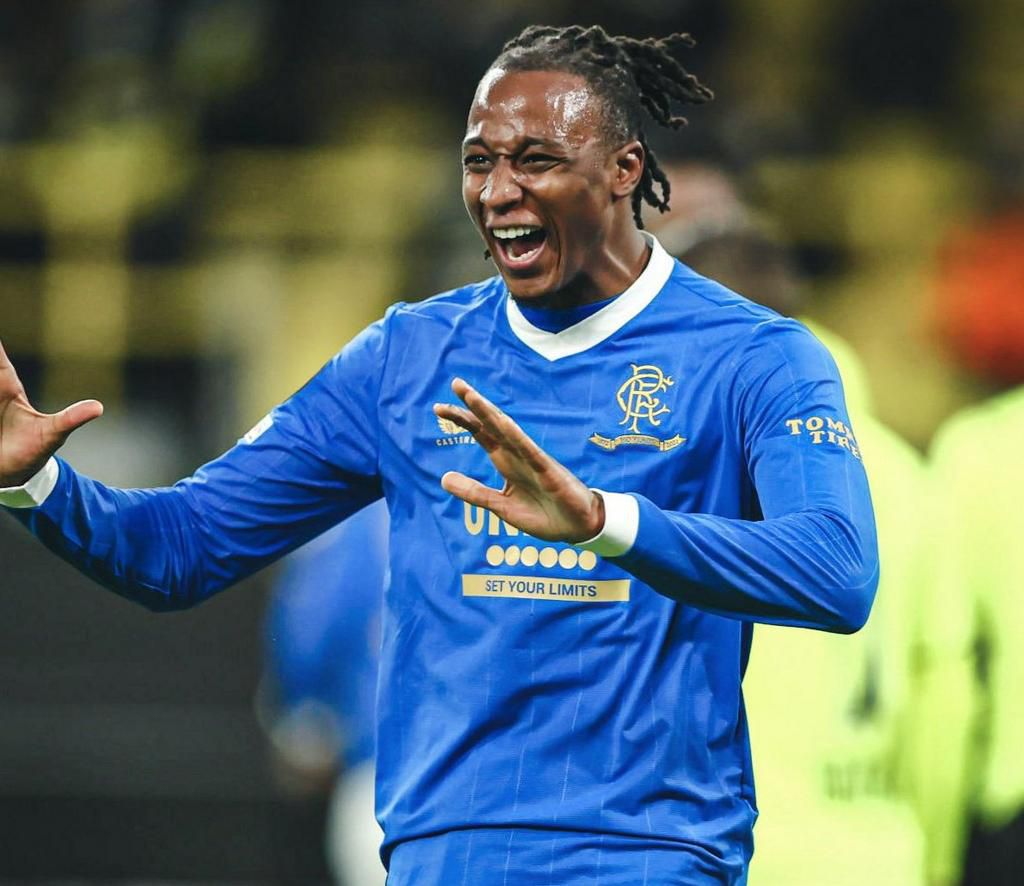 Aribo scored his 8th goal of the season in the SPL for Rangers.
