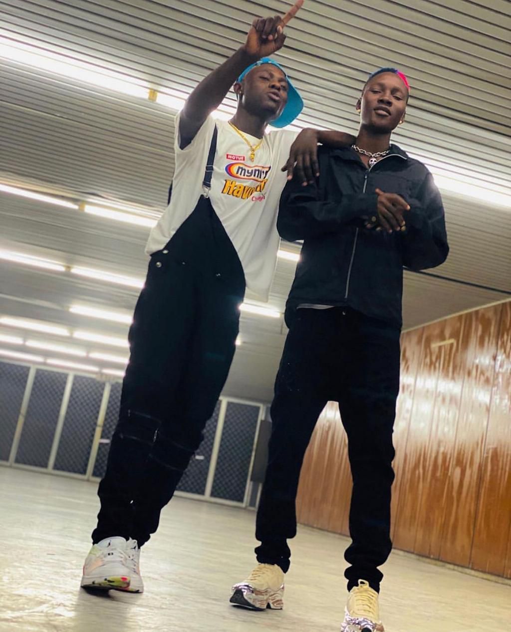 Marlian record signees Mohbad and Zinoleesky [Instagram/MohbadOfficial]