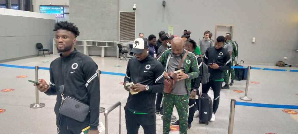 Super Eagles of Nigeria land in Morocco to face São Tomé and Principe
