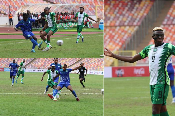 Reactions to Iwobi, Osimhen as Super Eagles of Nigeria beat Sierra Leone in Abuja