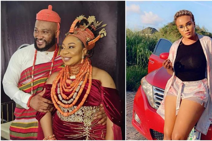 Blossom Chukwujekwu, new wife Winifred Akhuemokhan and Maureen Esisi [Instagram/Legit] [Instagram/RedVigor]