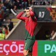 Ronaldo was left dejected