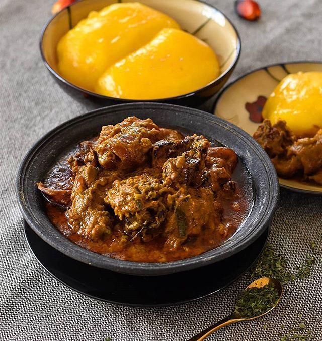 Hot Banga soup and Starch (Photo credit -Matsecooks)